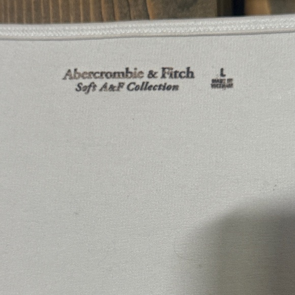 Abercrombie & Fitch Soft White Top - Picture 2 of 3